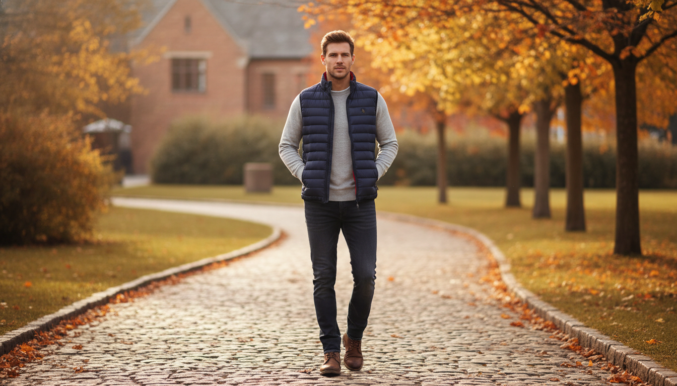 U.S. Polo Assn. Blue Gilet: Layering Made Simple