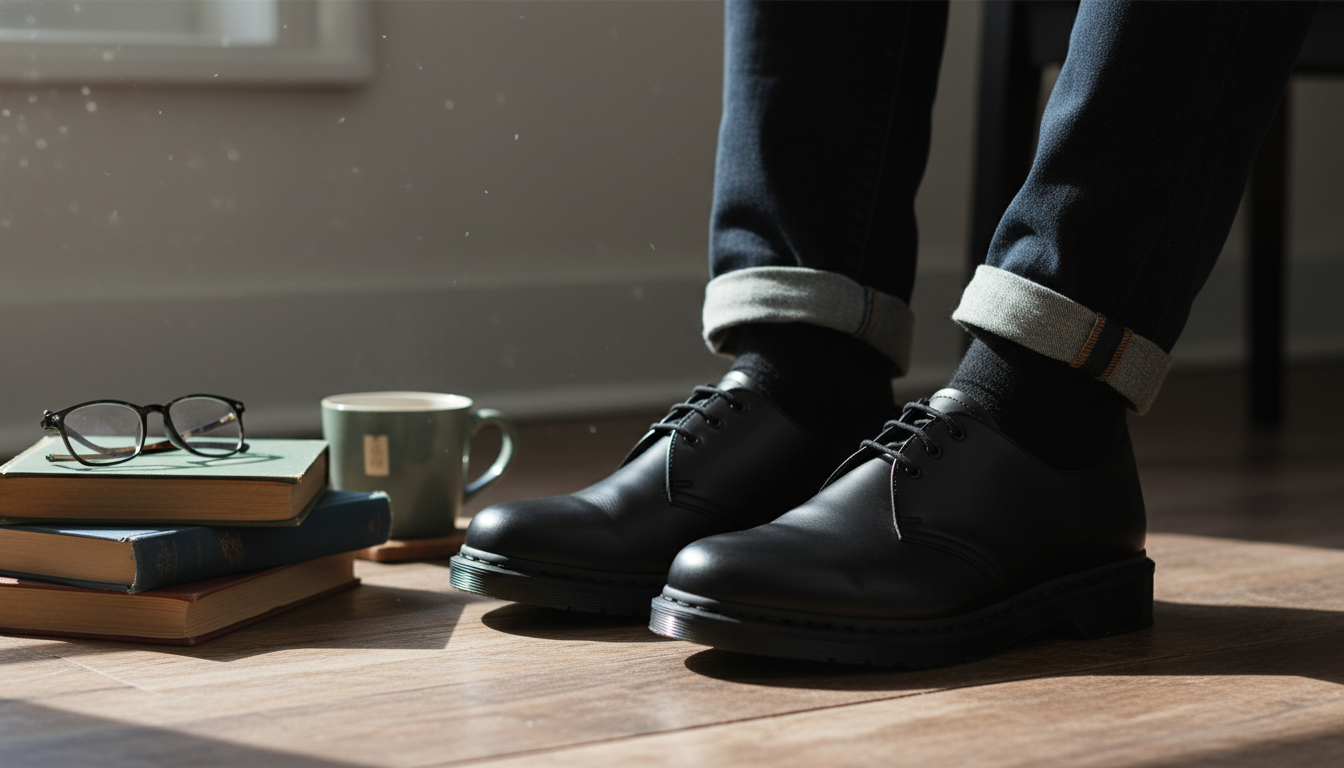 Dr. Martens Black Leather Lace-Ups: Fit, Care, Style