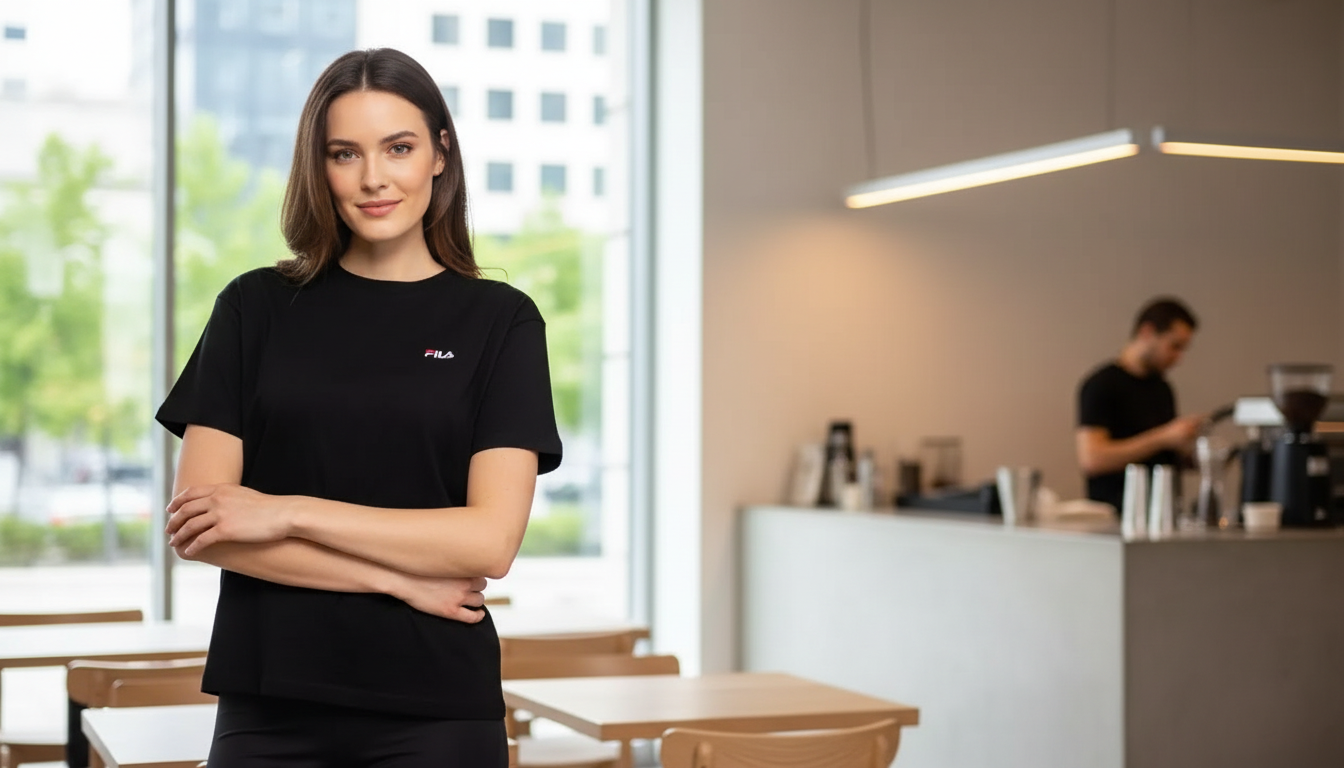 Fila Black Bi-Pack Tees: 2 Short-Sleeve Staples