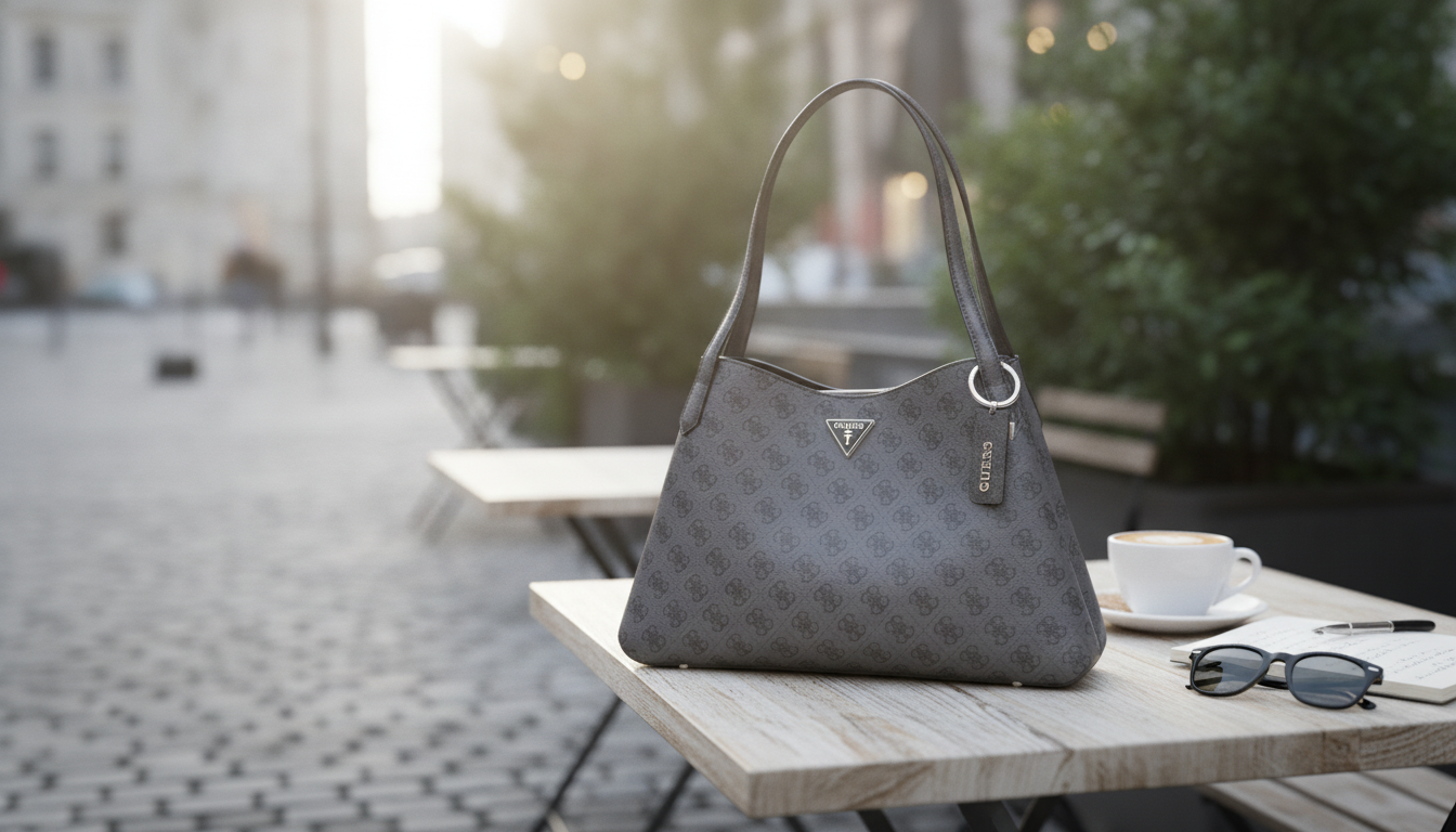 Guess Women’s Handbag in Grey: Everyday Work-to-Weekend