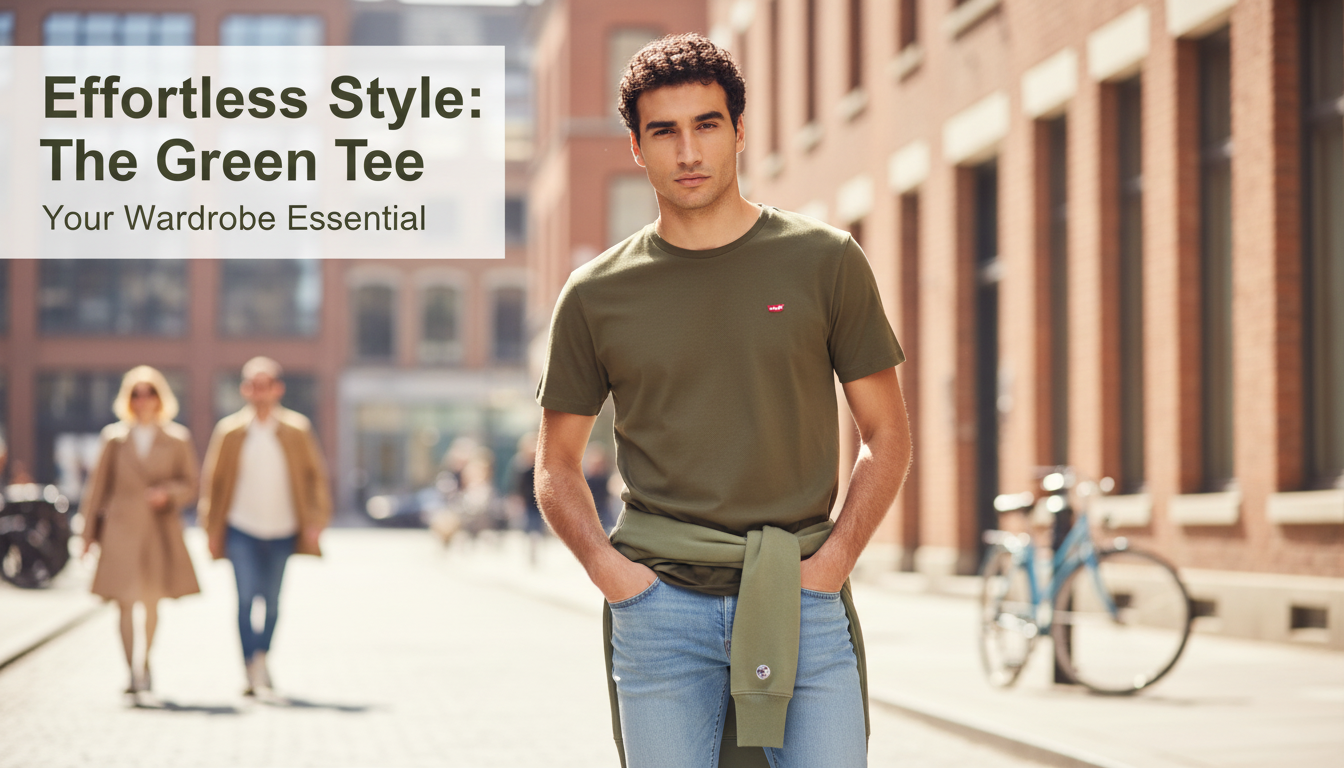Levi’s Green Crew Neck Tee: Everyday Style & Layers
